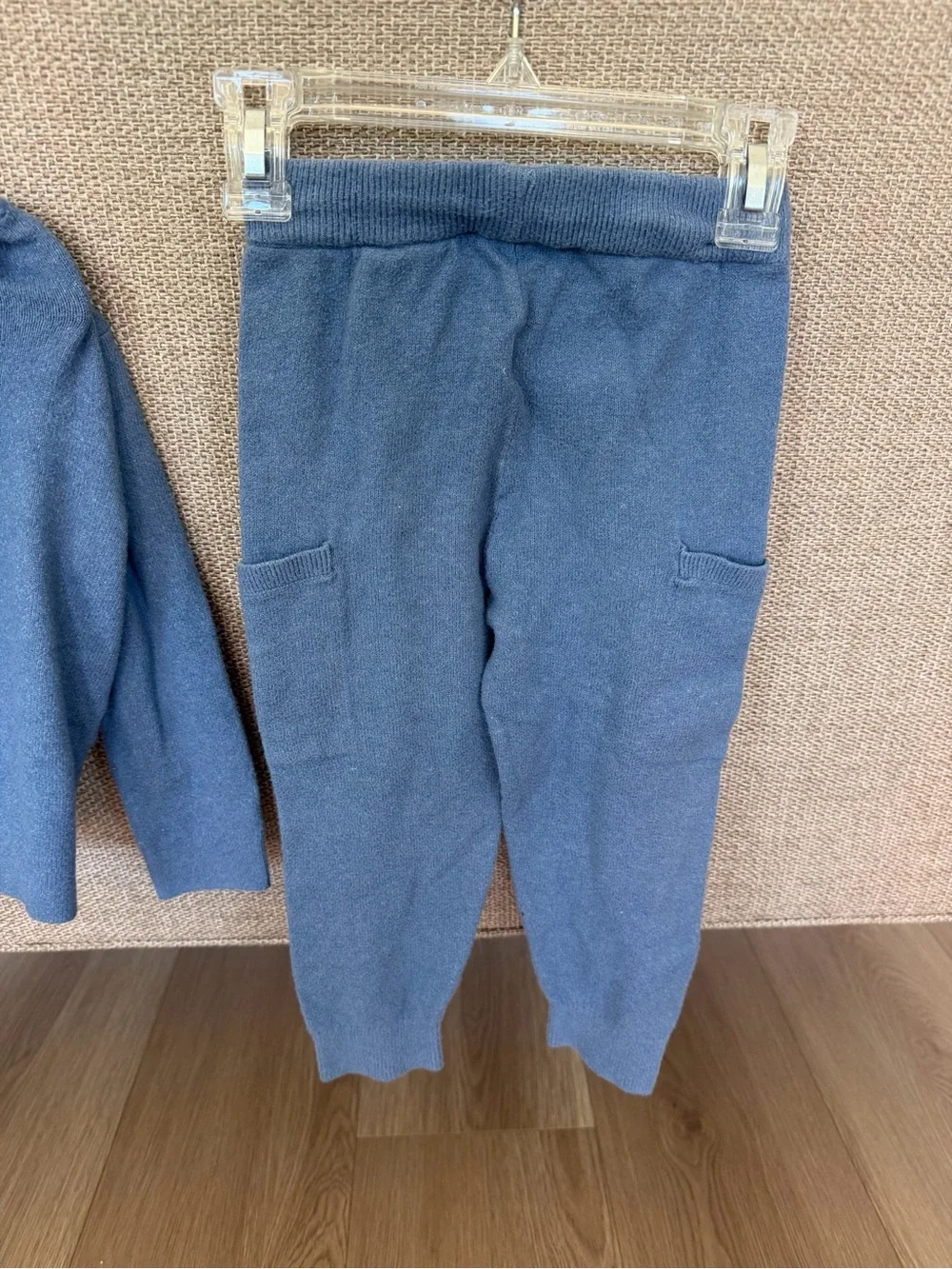 Baby Gap Blue Knit Sweater and Jogger Set